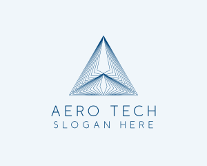 Architecture Tech Pyramid logo design