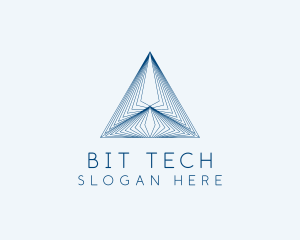 Architecture Tech Pyramid logo design