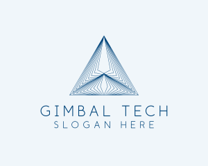 Architecture Tech Pyramid logo design