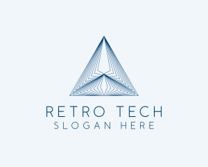 Architecture Tech Pyramid logo design