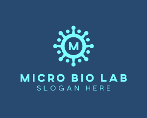 Science Germ Bacteria  logo design