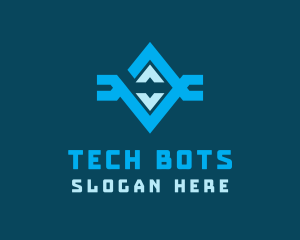 Robotic - Tech Robotic Diamond logo design