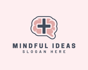 Thought - Brain Mental Health Support logo design