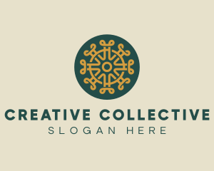 Pattern Design Craft Circle logo design