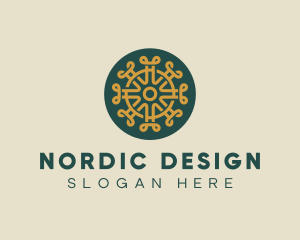 Pattern Design Craft Circle logo design