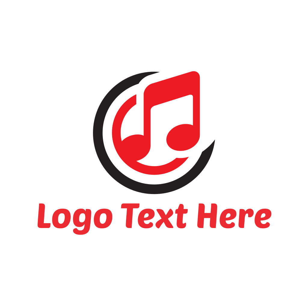 Red Musical Note Logo | BrandCrowd Logo Maker