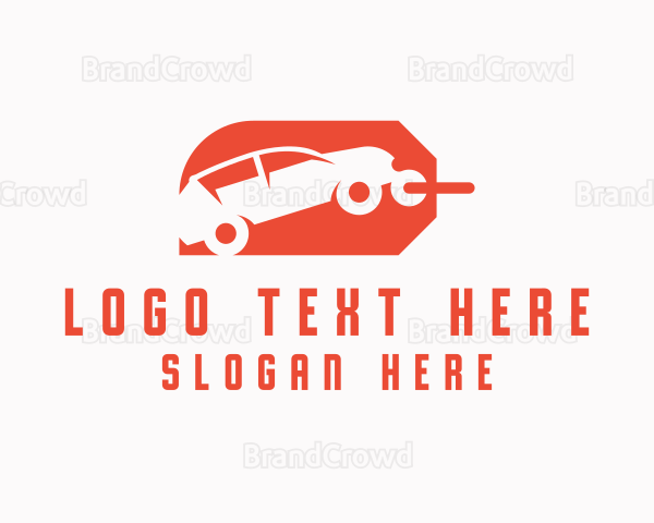 Automotive Car Price Tag Logo