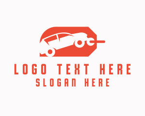 Automotive Car Price Tag  Logo