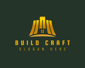 City  Building Construction logo design