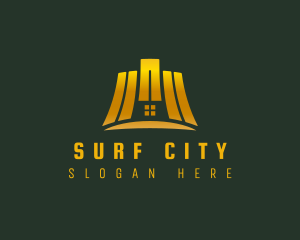 City  Building Construction logo design