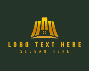 Establishment - City  Building Construction logo design