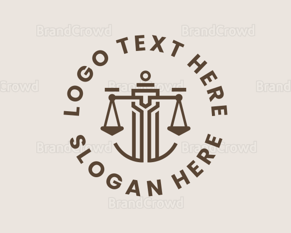 Legal Column Scale Logo