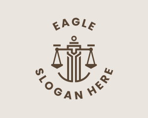 Legal Column Scale  Logo