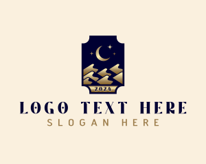 Luxury - Moon Desert Sand logo design