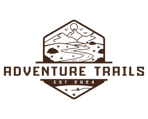 Adventure Mountain Trekking logo design