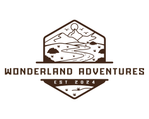 Adventure Mountain Trekking logo design