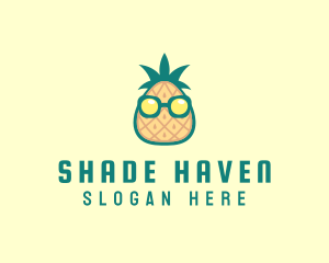 Cool Tropical Pineapple logo design