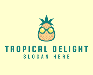 Pineapple - Cool Tropical Pineapple logo design