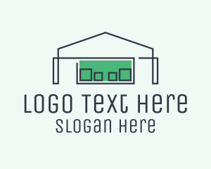 Property - Factory Warehouse Building logo design