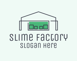 Factory Warehouse Building logo design
