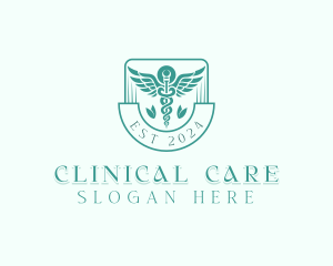 Medical Caduceus Healthcare logo design