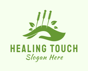 Acupuncturist - Wellness Hand Acupuncture logo design