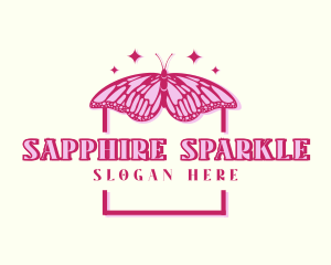Butterfly Sparkle Boutique logo design