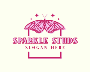 Butterfly Sparkle Boutique logo design