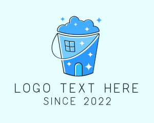 Detergent - House Cleaning Bucket logo design