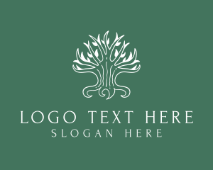 Botanist - Eco Friendly Tree logo design