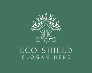 Eco Friendly Tree  logo design