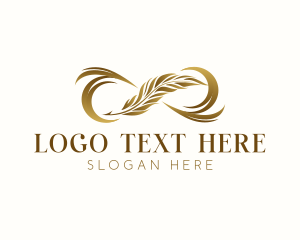 Calligraphy - Quill Feather Calligraphy logo design