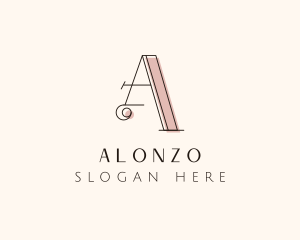 Elegant Boutique Letter A logo design