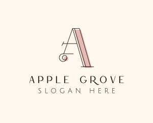 Elegant Boutique Letter A logo design