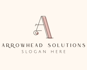 Elegant Boutique Letter A logo design