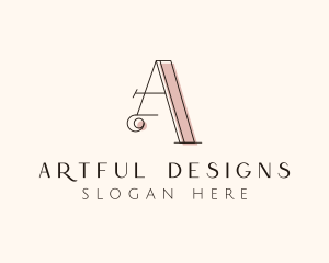 Elegant Boutique Letter A logo design