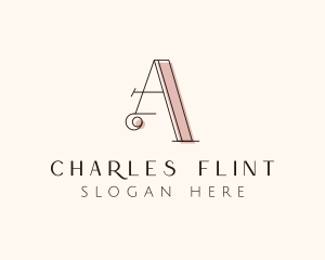 Fancy - Elegant Boutique Letter A logo design