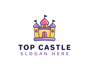 Inflatable Kids Castle logo design