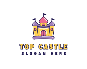 Inflatable Kids Castle logo design