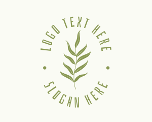 Fern - Tropical Fern Leaf Plant logo design