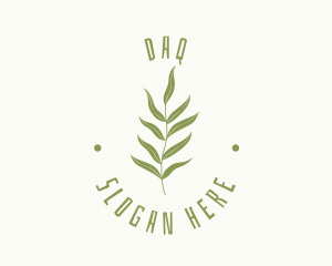 Jungle - Tropical Fern Leaf Plant logo design