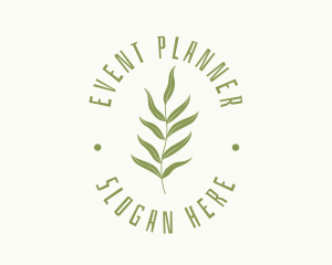 Surf - Tropical Fern Leaf Plant logo design