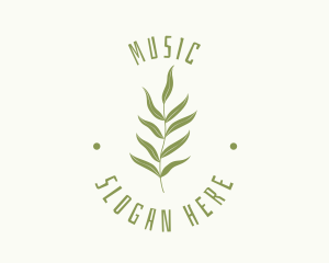 Fern - Tropical Fern Leaf Plant logo design
