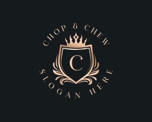 Shield Crest Crown Logo