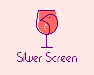 Cocktail - Bird Wine Tasting logo design