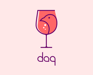 Pub - Bird Wine Tasting logo design