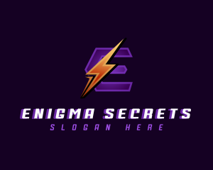 Electrical Power Letter E logo design