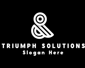 Upscale Logistic Ampersand Logo