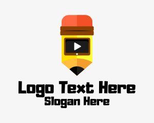 Online Learning Pencil  Logo