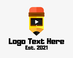 Learning - Online Learning Pencil logo design